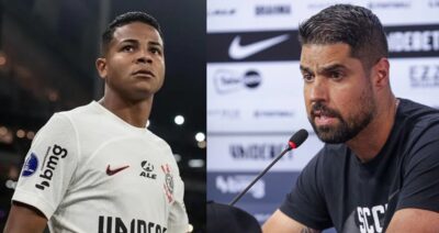 Imagem do post Wesley e António Oliveira trocam farpas no Corinthians: “Não é corneteiro?”