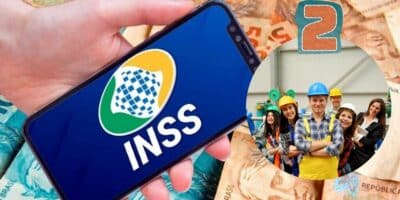 Aplicativo Meu INSS e trabalhadores (Foto: Reprodução / GOV / Canva)