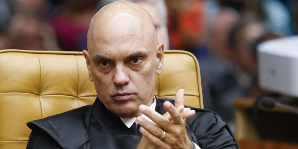 Alexandre de Moraes bate martelo sobre conta poupança (Foto: Fellipe Sampaio/SCO/STF)