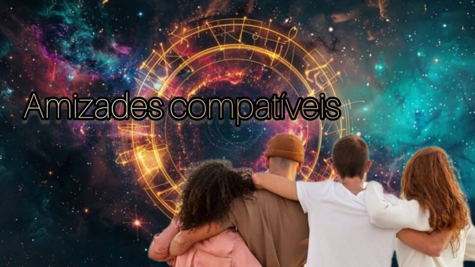 Os 5 signos mais compativeis na amizade, segundo astrologia (Fotos: Reprodução/ Freepik/ Montagem)