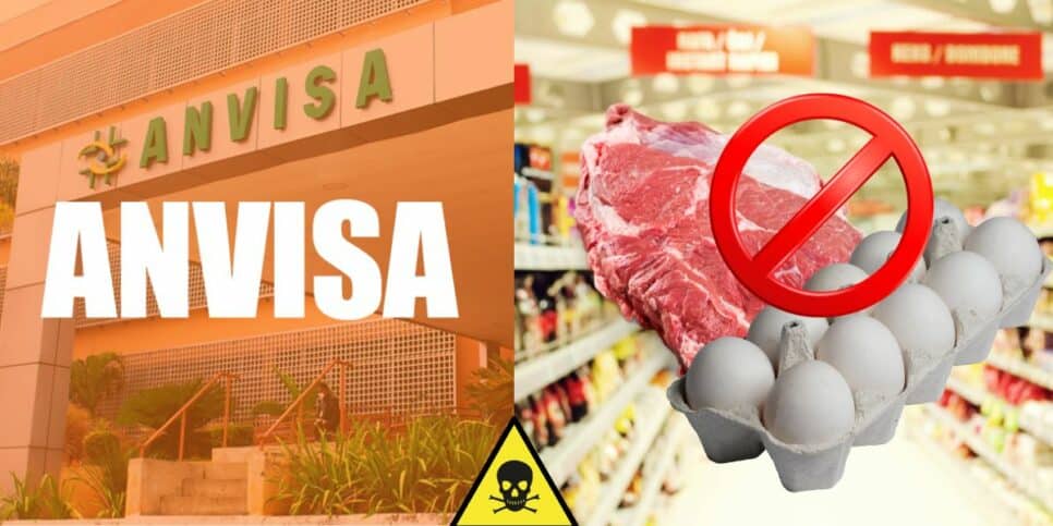 Anvisa e carne e ovo retirados dos mercados (Foto: Reprodução / Canva / Montagem HoraDoBenefício)