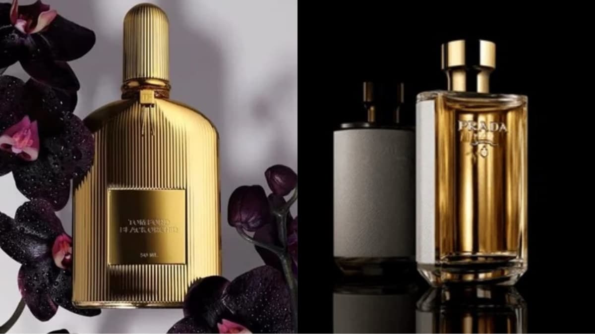 Black Orchid e La Femme, das marcas Tom Ford e Prada, tem alto poder de enigma e sedução (Fotos: Reprodução/ Divulgação/ Montagem)