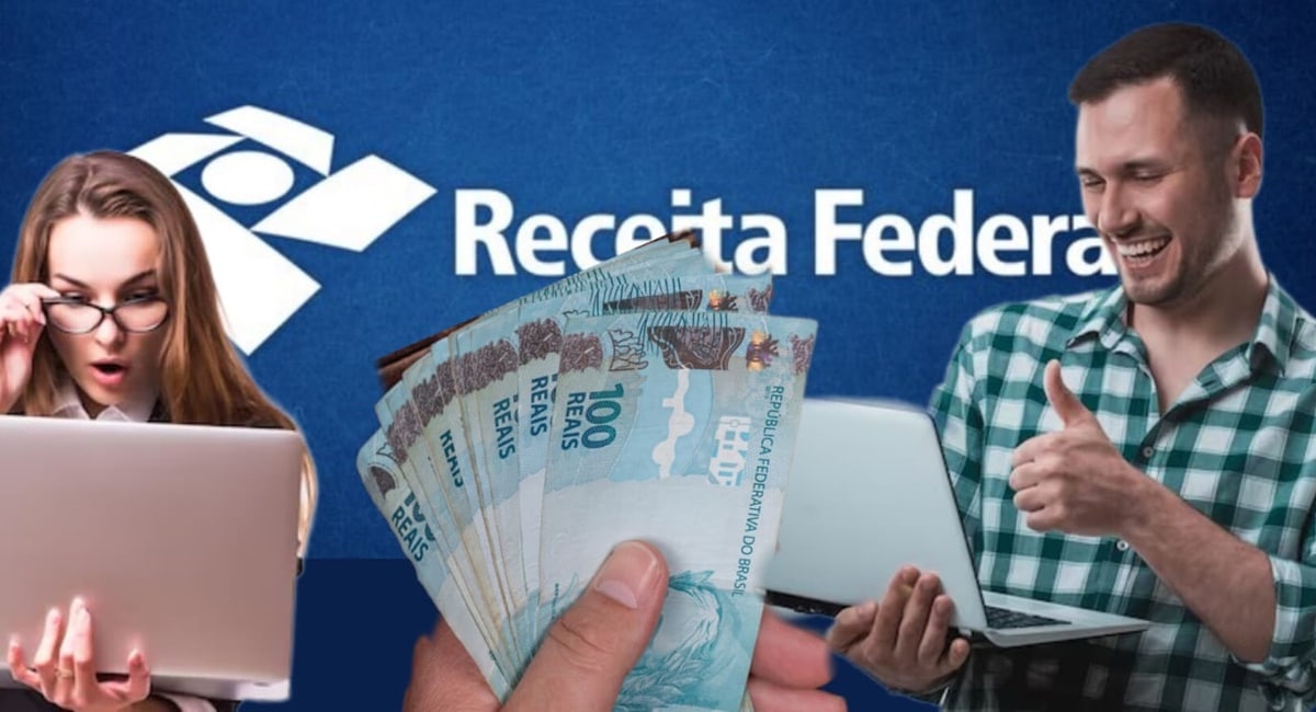 Receita Federal divulgada data de consulta de dinheiro extra a brasileiros (Fotos: Reprodução/ Internet/ Freepik/ Montagem Gustavo)