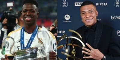 Vinicius Júnior e o novo salário astronômico de Mbappé no Real Madrid (Fotos: Reprodução/Instagram)