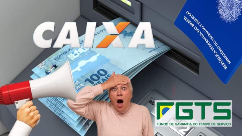 Caixa anuncia mudança de saque no FGTS e calendário (Fotos: Reprodução/ Internet/ Freepik/ Montagem)