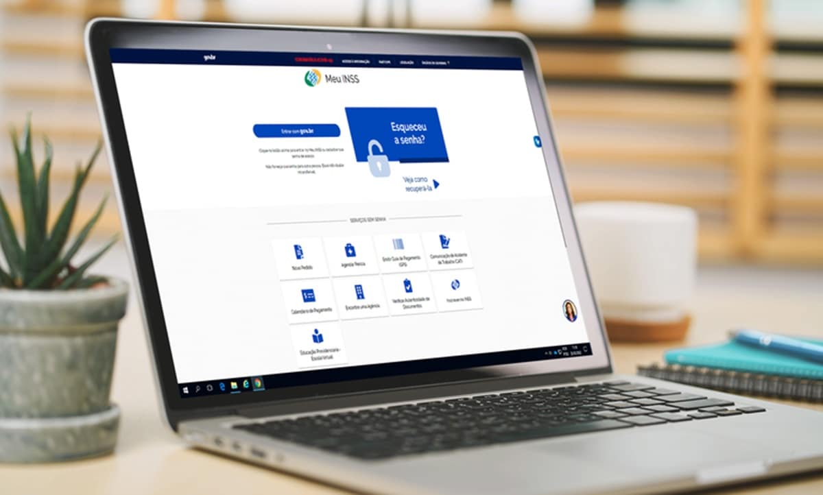 Site oficial do Meu INSS ou app, exige atenção na hora de informar dados para solicitar benefício (Foto: Reprodução/ Internet)