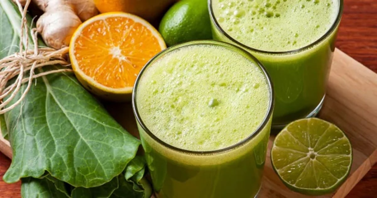 Perca peso com esse suco detox de couve, laranja e limão que ajuda a emagrecer com saúde (Foto: Reprodução/ Freepik)