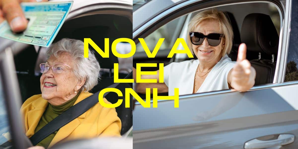 Detran Nova lei CNH e idosos (Foto: Reprodução/ Colagem/ Canva)