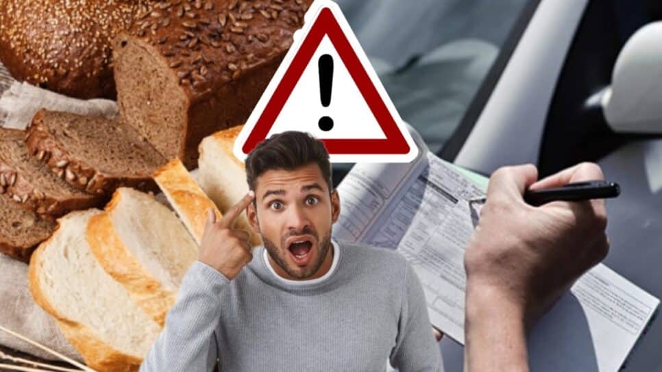 Comer pão e dirigir pode causar multa salgada; Entenda (Foto: Reprodução/ Internet/ Freepik/ Montagem)