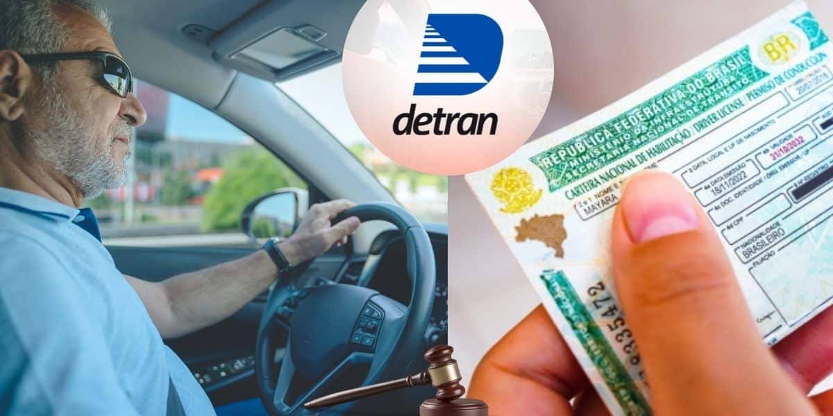 Idoso, Detran e CNH (Foto: Reprodução / Canva)