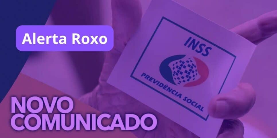 beneficiários INSS Alerta Roxo (Foto: Colagem/ Canva)