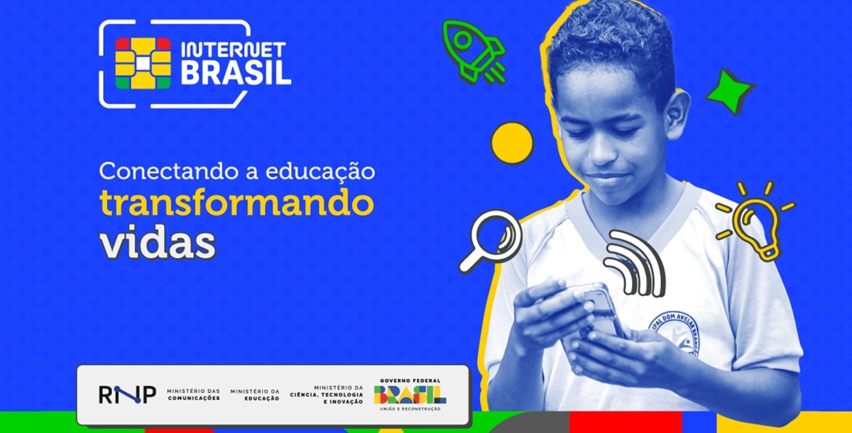 Programa Internet Brasil para estudantes de famílias de baixa renda (Foto: Reprodução/ Divulgação/ Gov.Br)