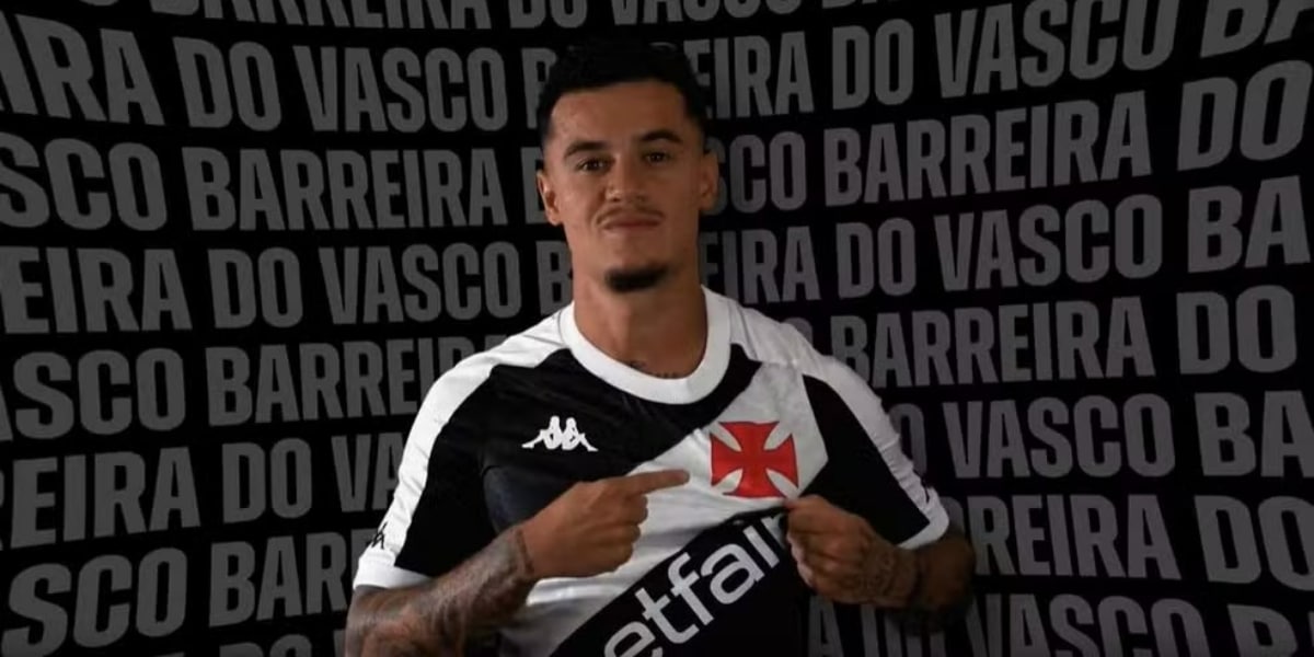 É oficial! Vasco anuncia a contratação de Philippe Coutinho (Foto: Twitter/Vasco/Reprodução)