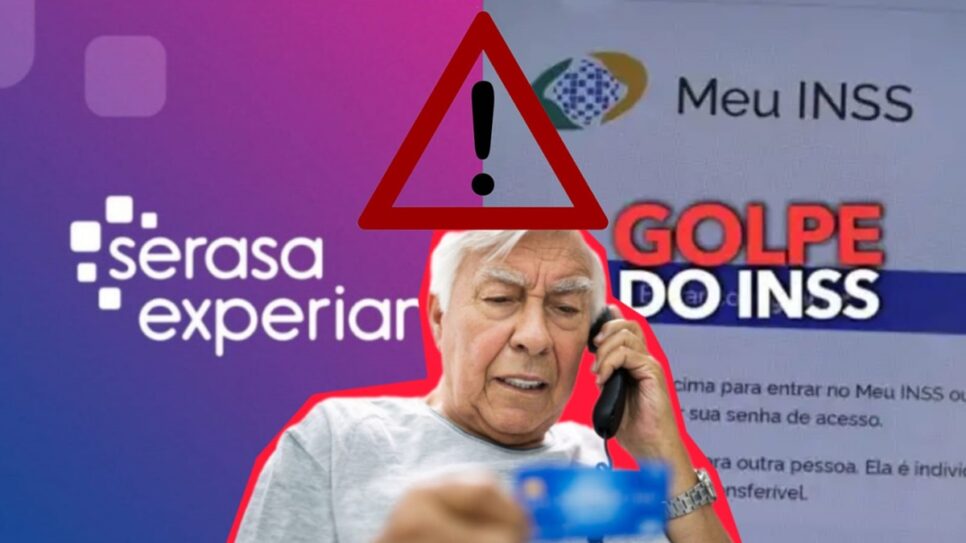 Serasa alerta idosos aposentados em 8 recomendações contra golpes no INSS (Fotos: Reprodução/ Divulgação/Internet/ Montagem)