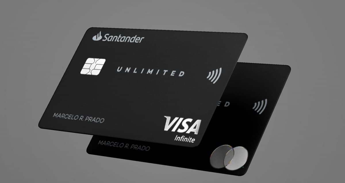 Cartões de crédito do Santander Unlimited (Foto: Reprodução/ Divulgação/ Internet)