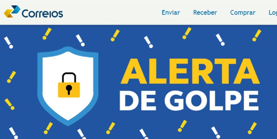 Correios alertam golpe em site oficial (Foto: Reprodução/ Divulgação)