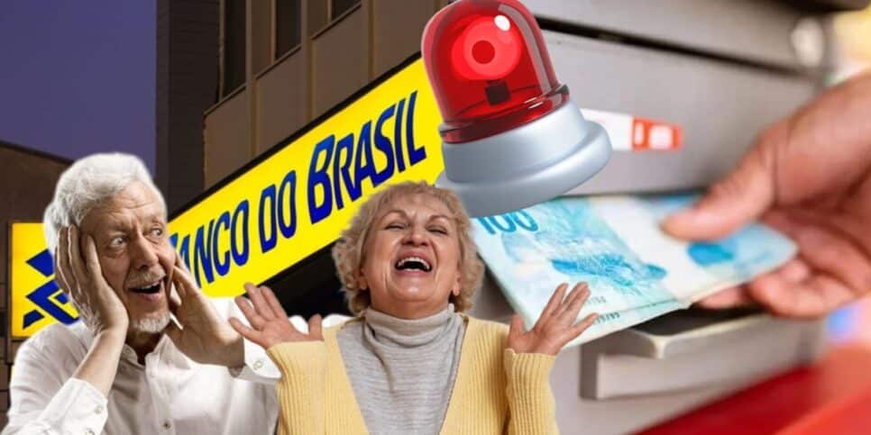 Banco do Brasil convocado idosos aposentados para saques (Fotos: Reprodução/ Internet/ Freepik/ Montagem)