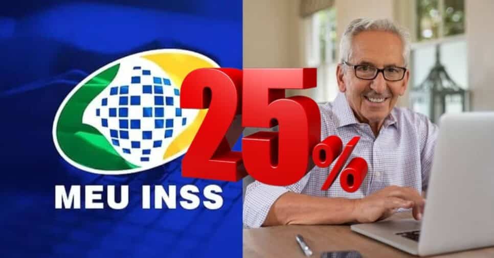 25% de aumento nas aposentadorias; Descubra como (Fotos: Reprodução/ Internet/ freepik/ Montagem)