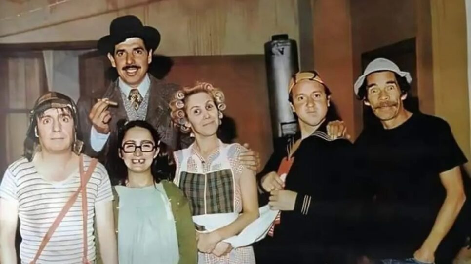 Elenco do Chaves em 1976 (Foto: Reprodução/ Divulgação/ Grupo Chespirito)