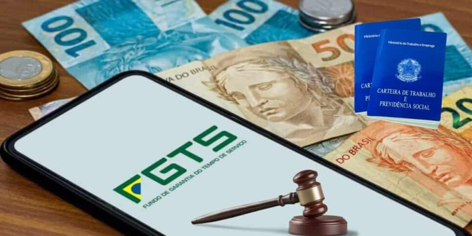 FGTS, dinheiro e carteira de trabalho (Foto: Reprodução / Pronatec / Canva)