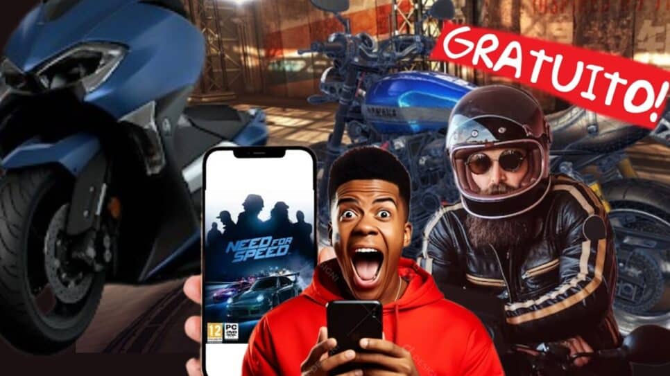 Personalize sua moto como quiser ao estilo do jogo 'Need for Speed' com este aplicativo de celular gratuito (Fotos: Reprodução/ Internet/ Freepik/ Montagem HB)