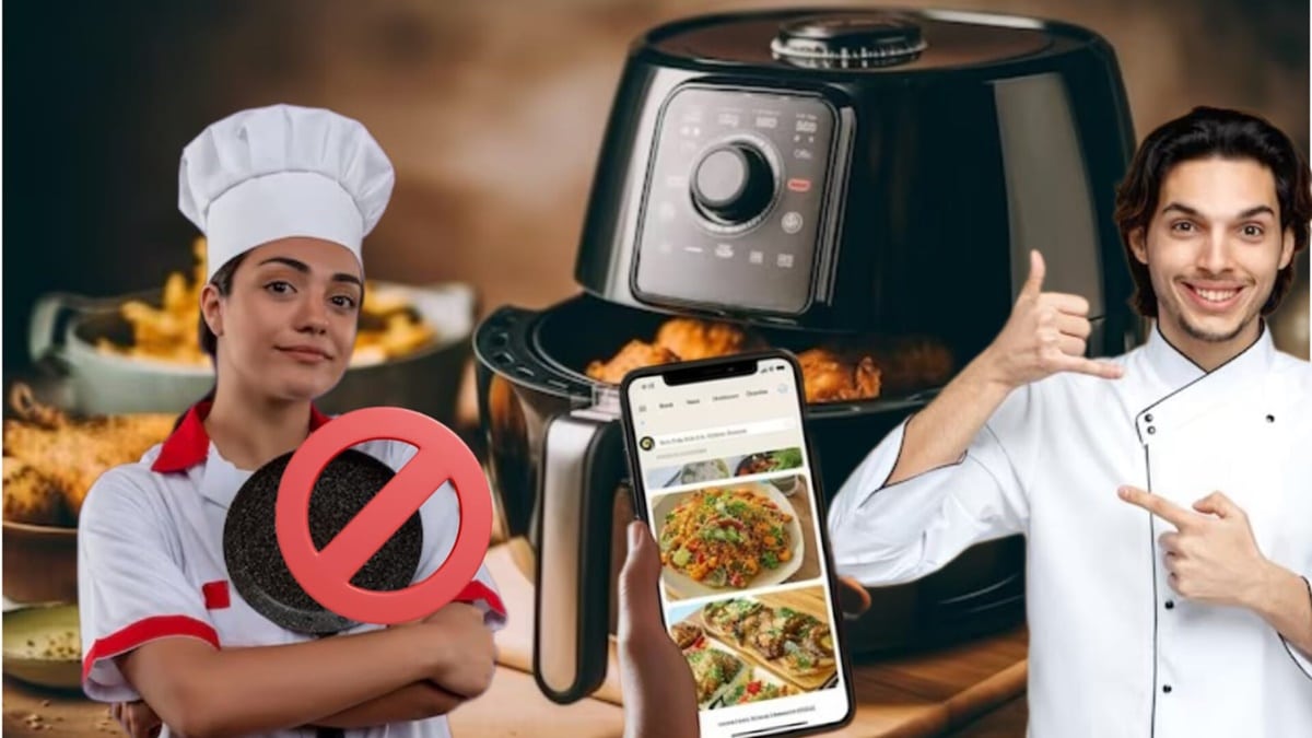 Receitas para preparar com a sua Air Fryer com este Aplicativo de Celular (Fotos: Reprodução/ Freepik/ Montagem HB)