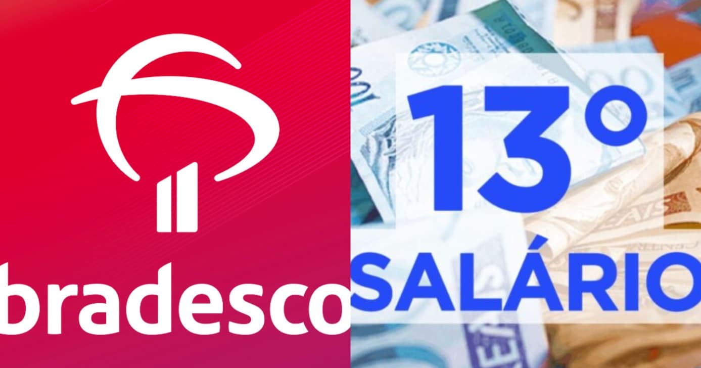Aviso do Bradesco a CLTs que querem antecipar o 13º salário