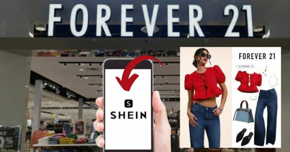 Forever 21 ainda tem parceria com a Shein (Foto Reprodução/Canva/Lennita/Tv Foco)