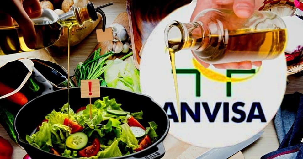 ANVISA emite proibição contra quatro azeites populares (Foto Reprodução/Montagem/Tv Foco/Canva/Lennita/Hora do Benefício)