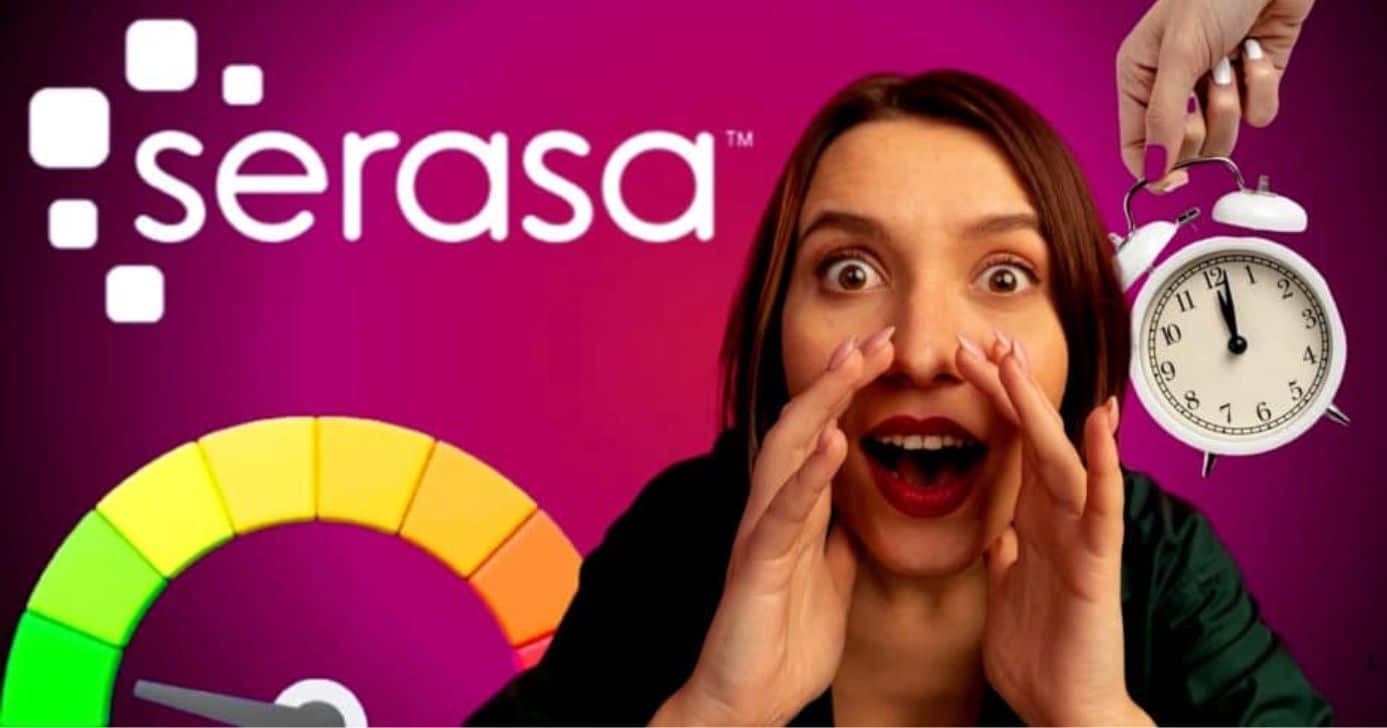Serasa ensina dicas para aumentar o score (Foto Reprodução/Montagem/Lennita/Hora do Benefício/GMN/Canva)
