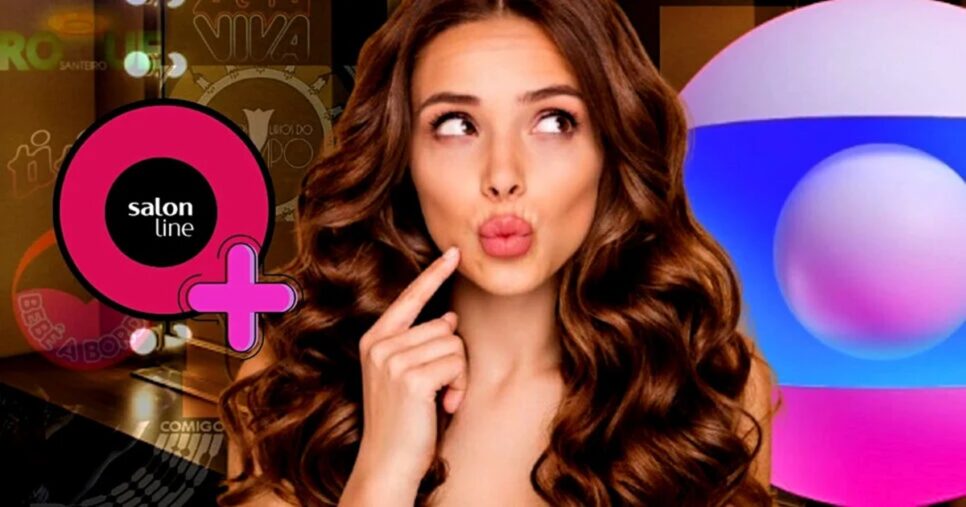 Cabelos sedosos e perfeitos, como de atrizes da Globo, podem ser alcançados com produtos baratinhos, incluindo nº1 da salonline (Foto Reprodução/Montagem/Tv Foco/Canva/Globo/Lennita)