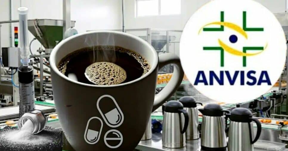 Café é apreendido com cocaína e ANVISA liga o alerta (Foto Reprodução/Montagem/Hora do Benefício/Lennita/Canva)