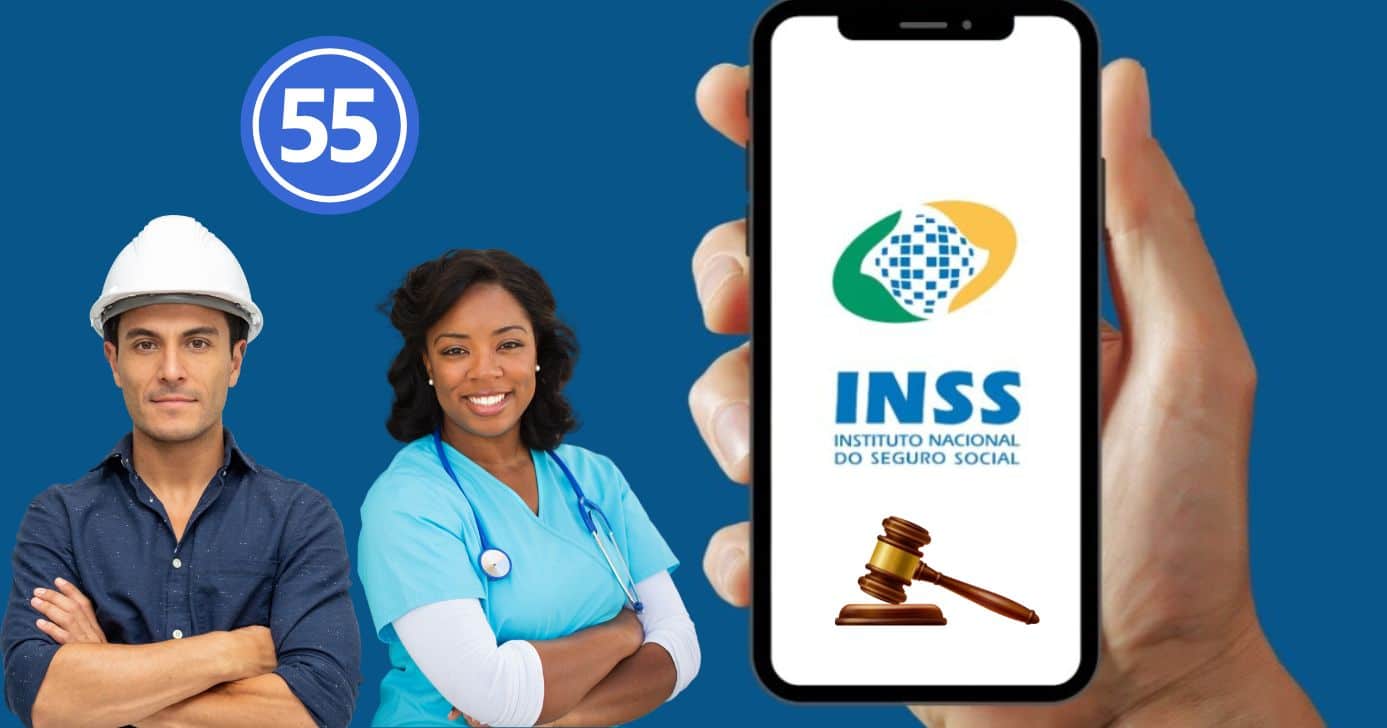 Trabalhadores e INSS (Foto: Reprodução / Canva / Montagem Hora do Benefício)