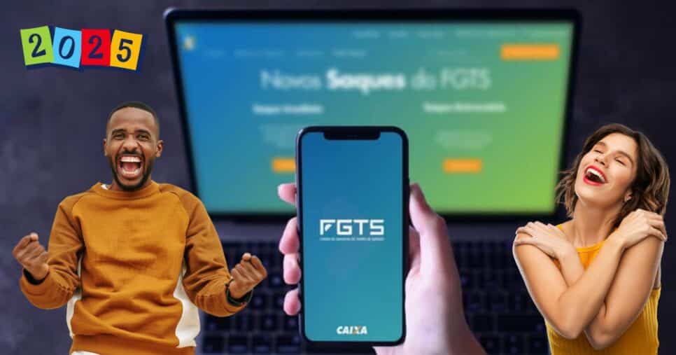 Trabalhadores e FGTS (Foto: Reprodução / Canva / Montagem Hora do Benefício)